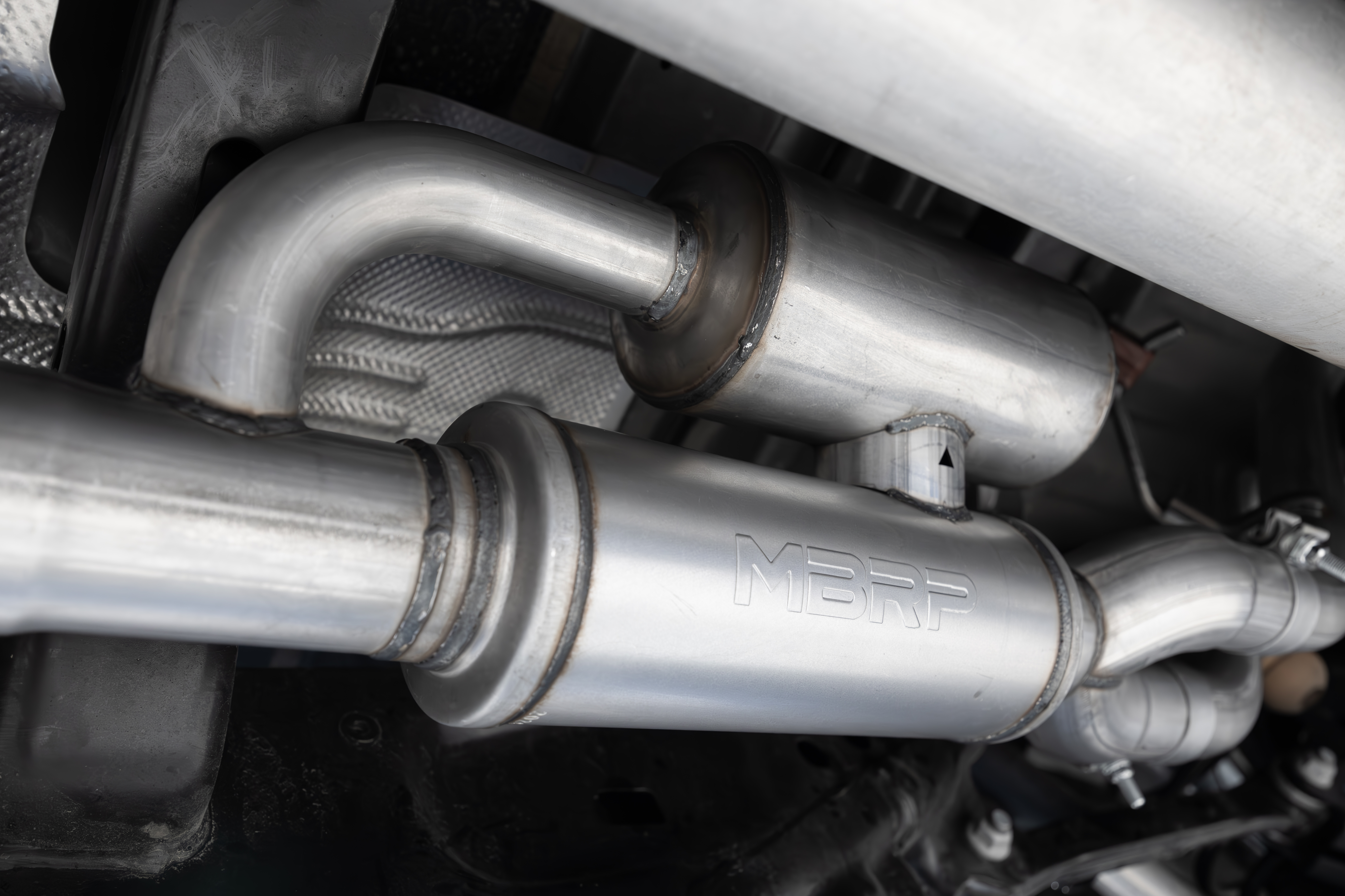 MBRP Exhaust 3 Inch Cat Back, 2.5 Inch Dual Split Rear, T304 With CF Tips